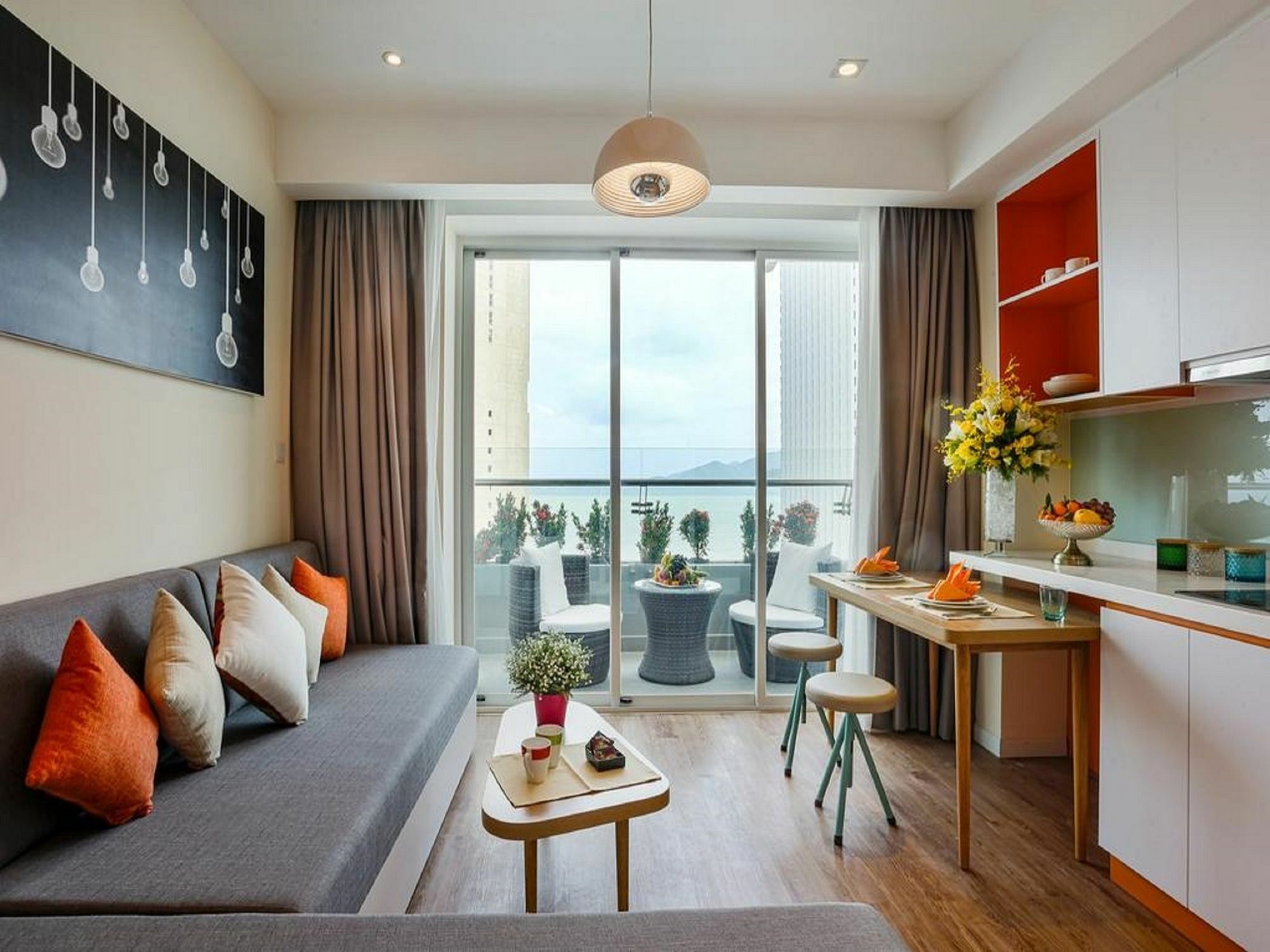 Atlantica Balcony Ocean View Serviced Apartment 나트랑 외부 사진